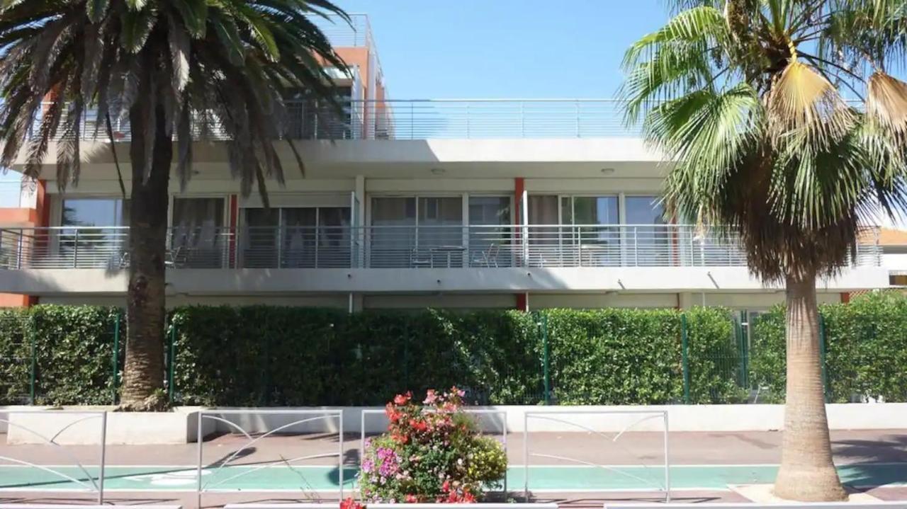 Cote D'Azur Joli Studio 50M Plage, Climatisation , Parking. Villeneuve-Loubet Dış mekan fotoğraf