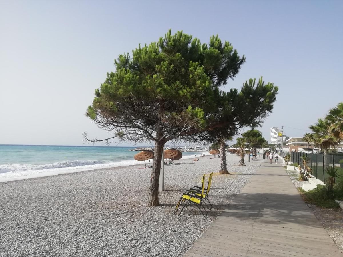 Cote D'Azur Joli Studio 50M Plage, Climatisation , Parking. Villeneuve-Loubet Dış mekan fotoğraf