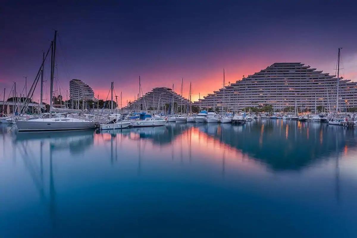 Cote D'Azur Joli Studio 50M Plage, Climatisation , Parking. Villeneuve-Loubet Dış mekan fotoğraf