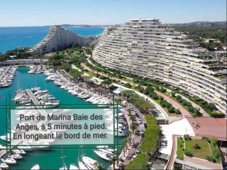 Cote D'Azur Joli Studio 50M Plage, Climatisation , Parking. Villeneuve-Loubet Dış mekan fotoğraf